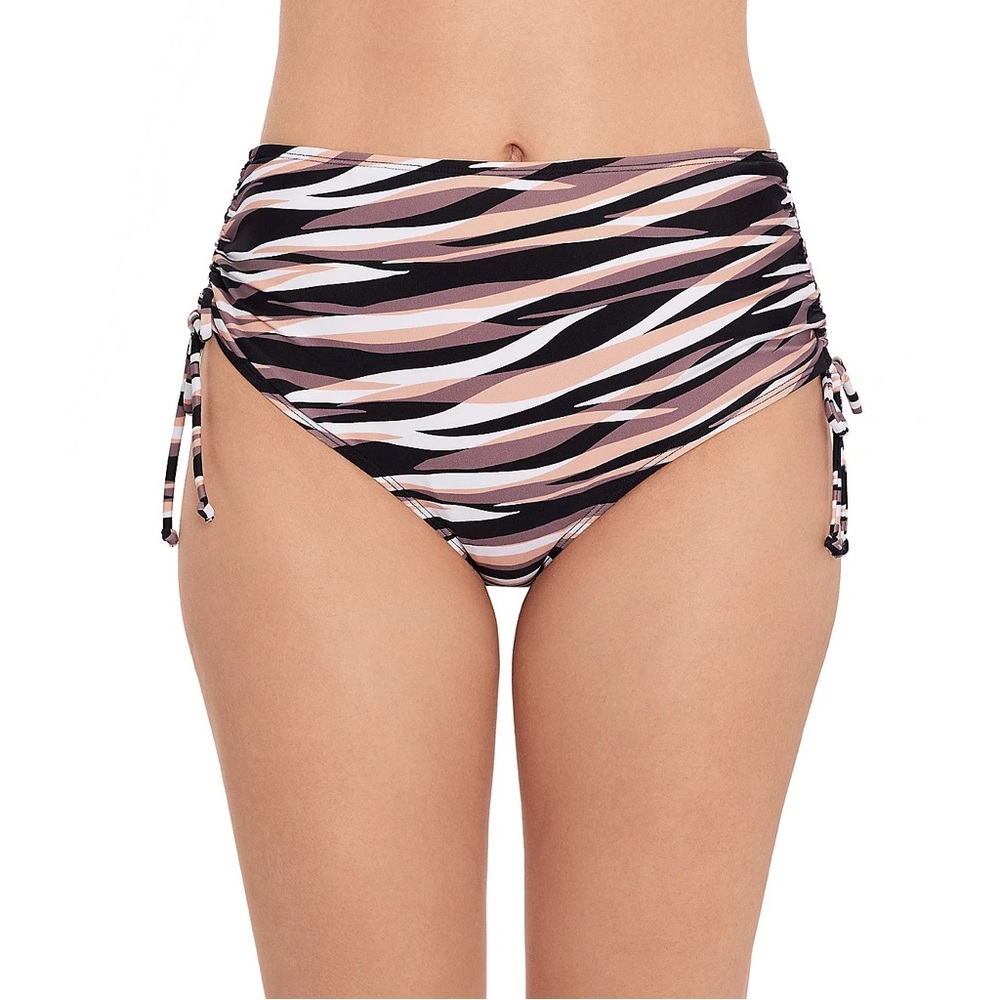 Salt + Cove Shirred Side High Waist Swim Bottoms